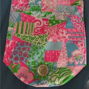 Lilly Pulitzer GWP Patchwork  Pink and Green Tote Bag NWT